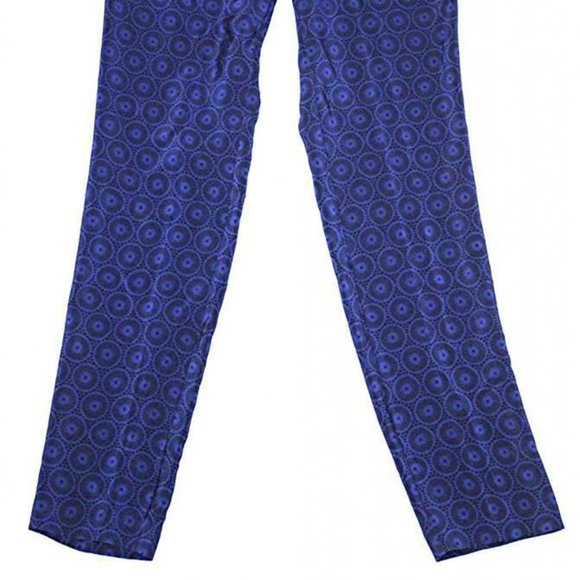 Tibi Circle Print Silk Trouser Pant - Picture 2 of 2